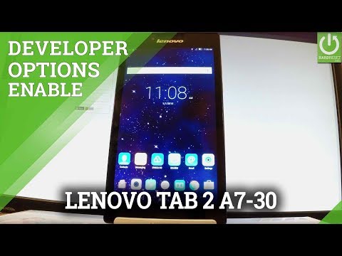 How to Enable USB Debugging in LENOVO Tab 2 A7-30 - Developer Mode