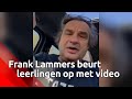 Frank Lammers beurt leerlingen op met video