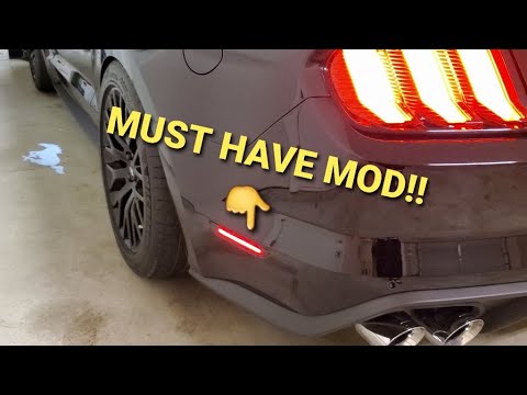 DIODE DYNAMICS SMOKED LED SIDE MARKER INSTALL! MUST HAVE MOD FOR A 2015+ MUSTANGS!!