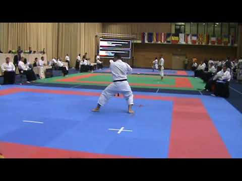 Dejan Nedev - final European kata Champion at ETKF Ec in Kranjska Gora Slovenija 2016