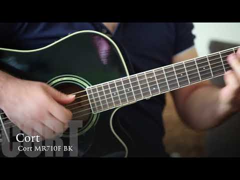 Cort MR710F NS - Naturel Satin Elektro Akustik Gitar - Video