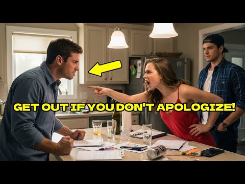 My Wife Screamed "Apologize To My Stepson Or Divorce!" I Said 3 Words... Then Left.A Few Days Later.