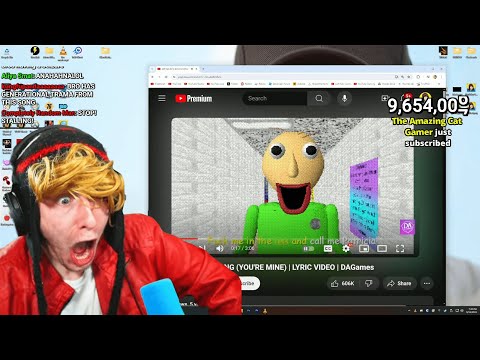KreekCraft Reacts to YOU'RE MINE (BALDI'S BASICS SONG)