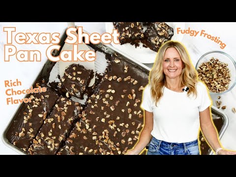 Easy Chocolate Sheet Pan Cake Recipe! - USA Pan Kitchen