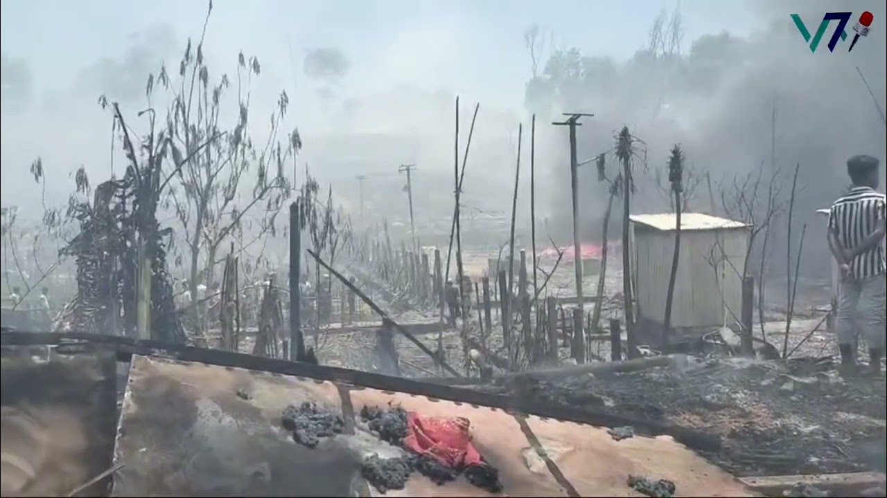 Fire in Rohingya Camp Leaves 4,000 Homeless