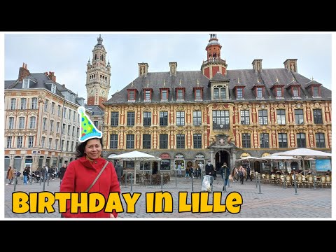 BIRTHDAY TRAVEL VLOG| LILLE, FRANCE | CITY TOUR | Vlog 143