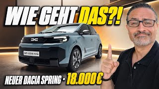 Elektro-Kracher des Jahres: Dacia Spring 2026 Weltpremiere. 