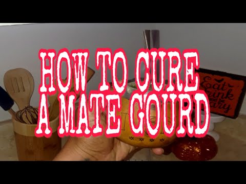 HOW TO CURE YOUR MATE GOURD