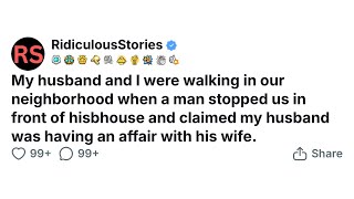 My husband and I were walking in our neighborhood when a man stopped us in front of his house.