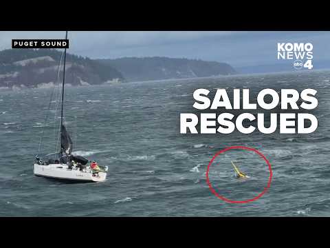 Sailors knocked overboard rescued from Puget Sound