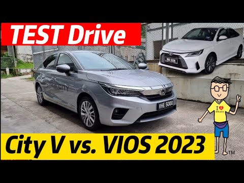 Thumbnail for Test Drive Comparison of all new Toyota Vios 2023 vs. Honda City V Sensing. by Toyota, Toyota NEW, Toyota Vios