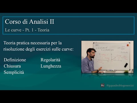 Analisi Matematica II: Le curve - Pt. 1 - Teoria