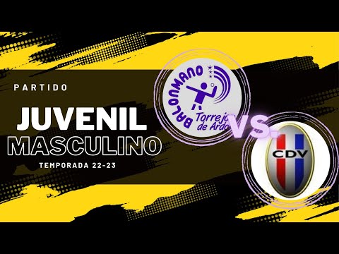PARTIDO JUVENIL MASCULINO. TORREJÓN  vs VALLECAS. TEMPORADA 22/23  - 27/11/2022
