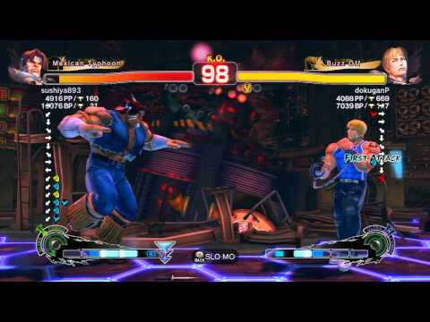 sushiya893 (Hawk) vs dokuganP (Cody) - SSF4 Arcade Edition Xbox Live Ranked Match