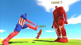 Team Godzilla & 7 Levels of Beast Titan x Colossal Titan - Animal Revo