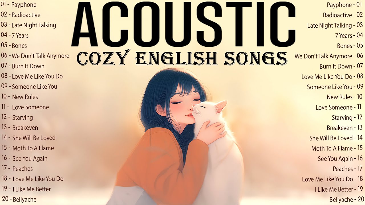 Quiet Day English Songs With Lyrics 2025 🍯 Cozy Acoustic Songs 2025 For Slow Hours