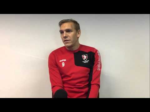 Danny Wright ahead of Hartlepool away in the FA Cup