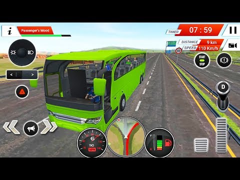 Euro Bus Driving Simulator 2018 - Car Driving Simulator 3D Bus - Android Gameplay
