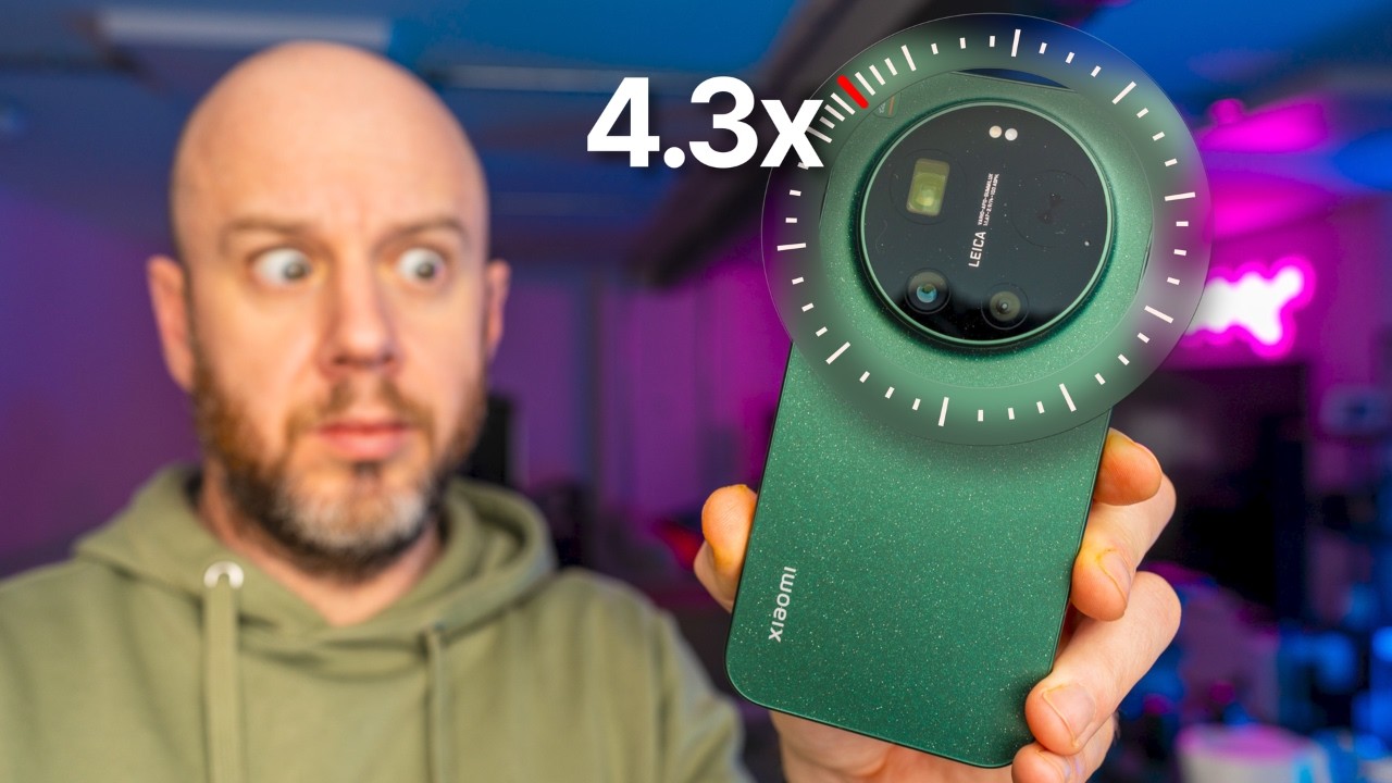 UK tech reviewer testing the Xiaomi 17 Ultra camera outdoors