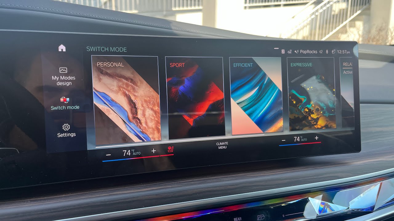 BMW My Modes walk through