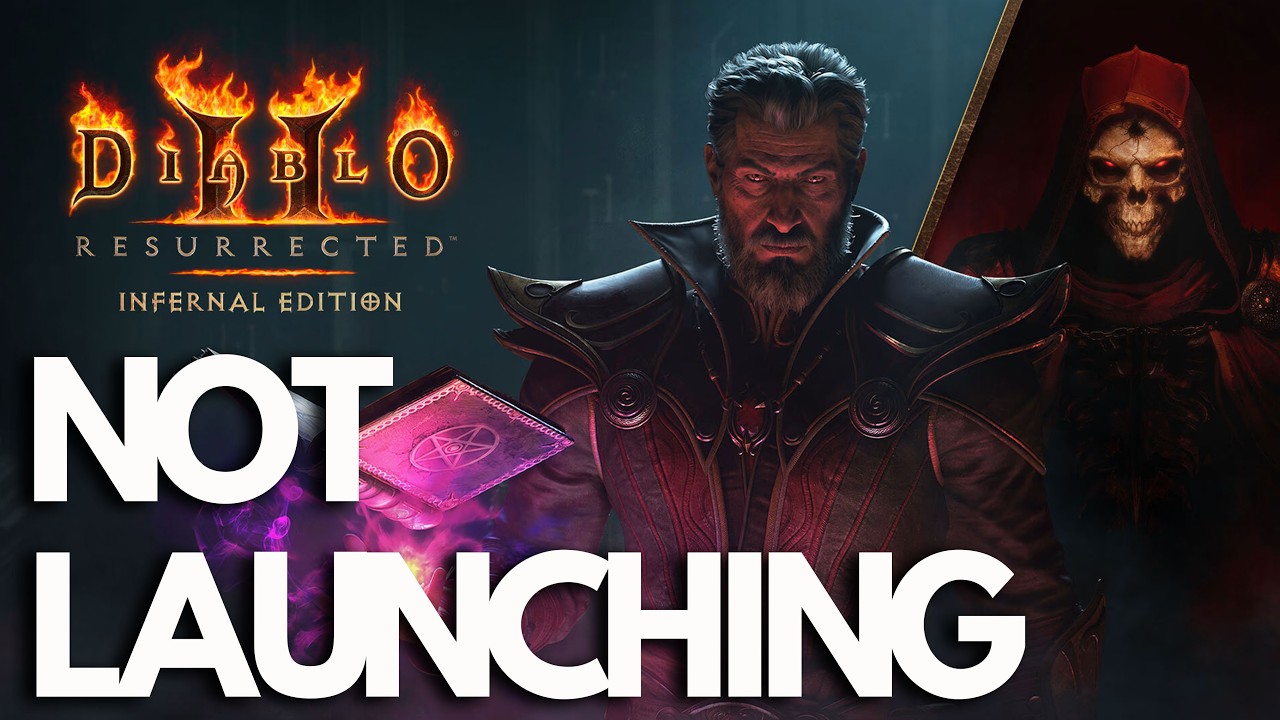 Diablo II Resurrected – Infernal Edition Not Launching/Crashing/Freezing/Black Screen Steam PC FIX🎮🔥