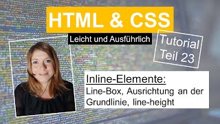 CSS Inline, Line-Height, HTML Tutorial deutsch Teil 23