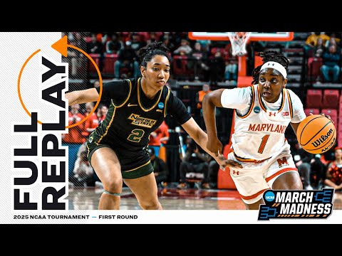 Maryland vs. Norfolk State - 2025 NCAA women’s first round | FULL REPLAY