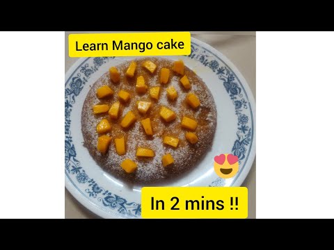 Mango Cake Recipe from leftover Aam-raas (Mango pulp) | Kesha's Kitchen