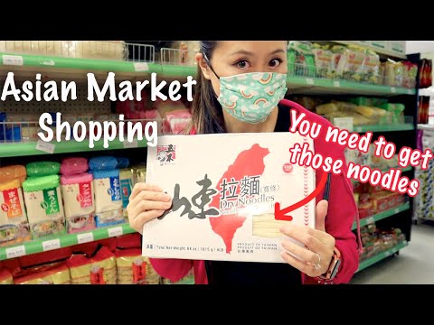 Asian Market noodle guide, and some of my favorite veggies and spice. Asian Market EP 2