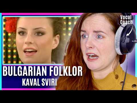 This Scratched My Brain (In The BEST Way) | Bulgarian Folklor- Kaval Sviri  | Vocal Coach Reacts