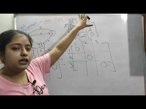 All Pair Shortest Path (Floyd Warshall Algorithm) ¦¦ Dynamic Programming ¦¦ GATE 2016 (Set 2)