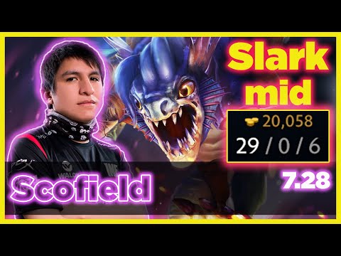 🔺SCOFIELD [SLARK] MID LANE🔸DOTA 2 GAMEPLAY 7.28b