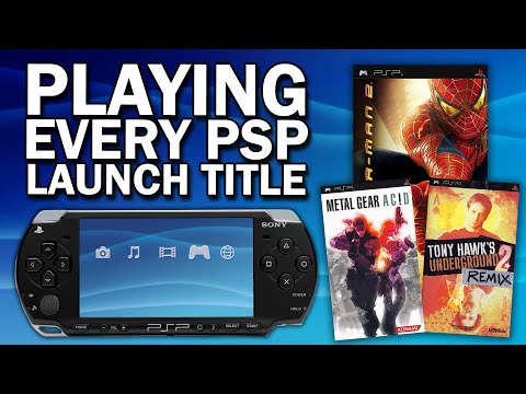PLAYING EVERY PSP LAUNCH GAME
