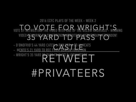 2016 ECFC Plays of the Week - Week 2