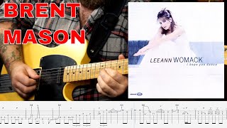 Video thumbnail for Brent Mason Solo - Lee Ann Womack - I Feel Like I'm Forgetting Something by Levi Clay