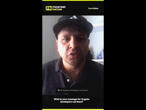 Sonu Kapoor's Message for Angular Devs!