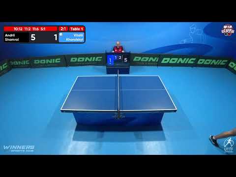 02:30 Andrii Shamrai 3-1 Vitalii Khorolskyi West 5 WIN CUP 30.10.2022 | TABLE TENNIS WINCUP