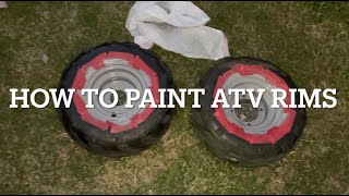 How to Paint ATV Rims, DIY, Step by Step
