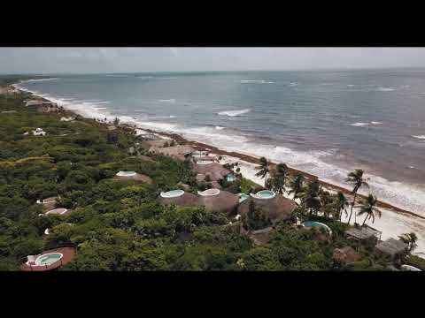 Papaya Playa Project, Tulum, Mexico by Drone
