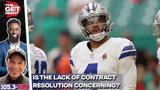 Are You At All Concerned With The Dak Contract Situation? | The Get Right