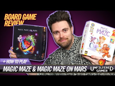 Magic Maze & Magic Maze on Mars Review with How to Play