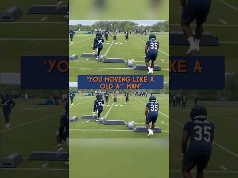 Eric Bieniemy Lets Kyle Monangai Know How He’s Moving at OTAs #ChicagoBears #Bears #NFL