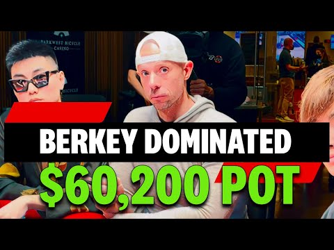 Berkey dominated in 60,200 pot... or is he? ♠ Live at the Bike!