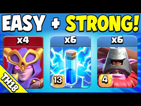 Best TH18 Attack Strategy AFTER New Balance Changes (Clash of Clans)
