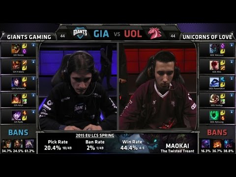 EU LCS GIA vs UOL Game 2 Highlights (EU LCS Spring 2015)