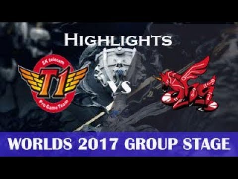 [CKTG 2017] SKT vs AHQ  Highlights | World Championship 2017 Group Stage Day 3