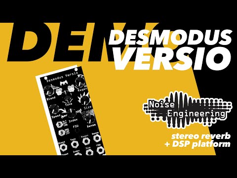 Noise Engineering Desmodus Versio Eurorack Stereo Reverb comes w 5 free Patch cables image 2