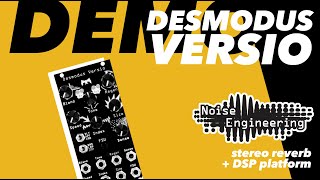 Video thumbnail for Desmodus Versio: Stereo reverb Eurorack module and DSP platform by Noise Engineering