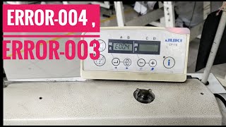 DDL 8700-7 Error-004 error-003   CP -18 Error-003 