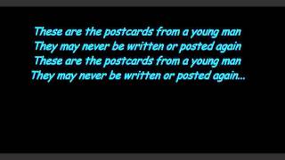 Manic Street Preachers - Postcards from a young man ( With Lyrics )